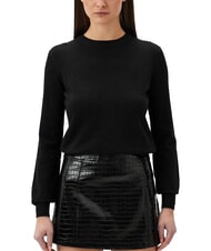 JOHN RICHMOND PARANA Cardigan ras du cou en lurex - Chandails pour femmes