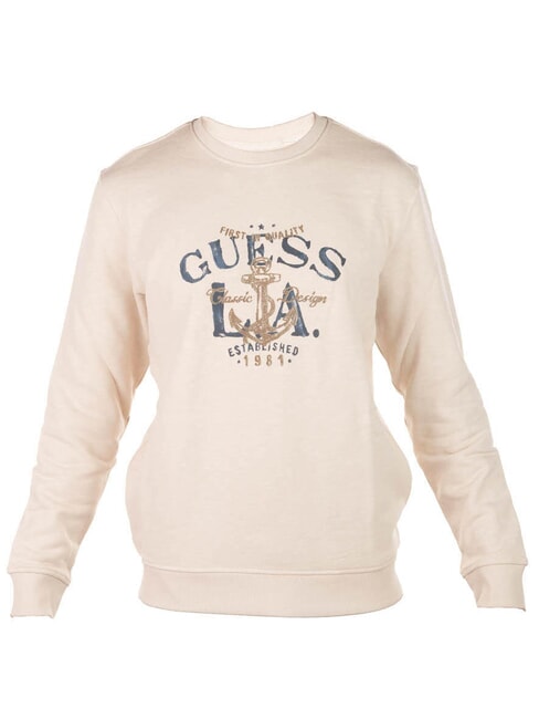 GUESS ANCHOR Sweat-shirt en coton sables mouvants - Pulls molletonnés