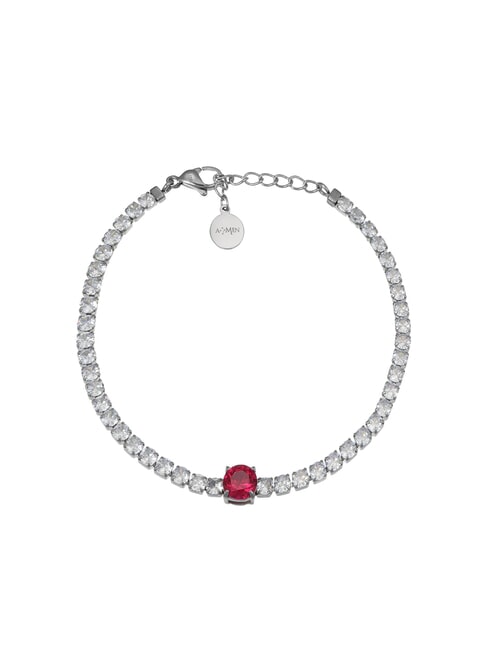 AMEN ACCIAIO Bracelet avec zircone argent - Bracelets