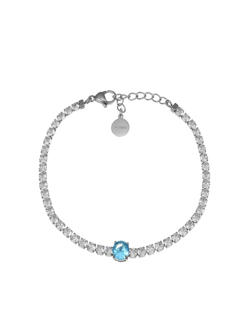 AMEN ACCIAIO Bracelet avec zircone argent - Bracelets