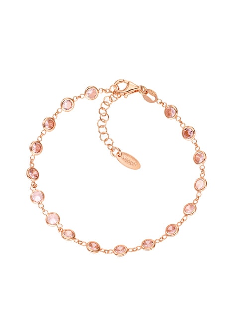 AMEN TENNIS Bracelet en argent avec zircone Rose - Bracelets