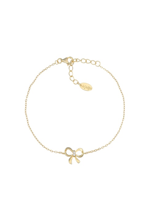 AMEN COCCOLE LUXURY Bracelet en argent avec nœud or - Bracelets