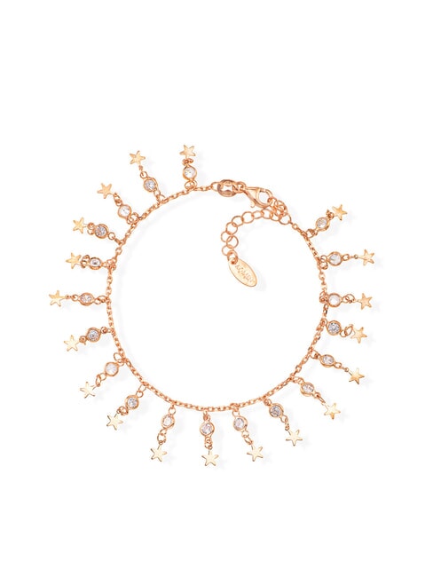 AMEN COUTURE Bracelet avec étoiles et zircons Rose - Bracelets