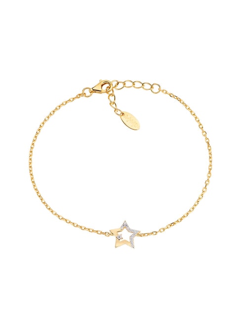 AMEN STELLE Bracelet en argent et zircone or - Bracelets