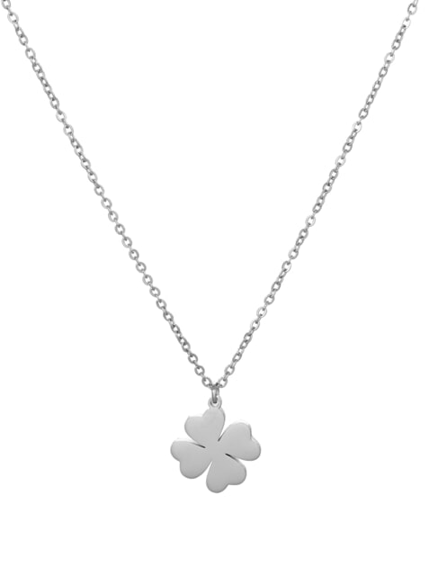 AMEN ACCIAIO Collier trèfle à quatre feuilles argent - Colliers