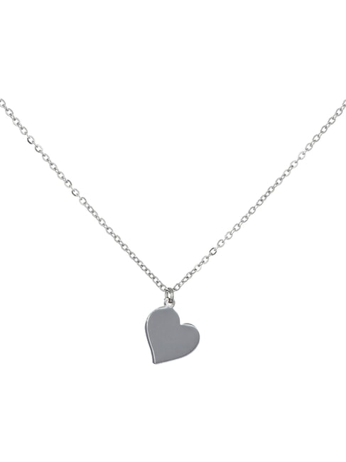 AMEN ACCIAIO Collier avec coeur argent - Colliers