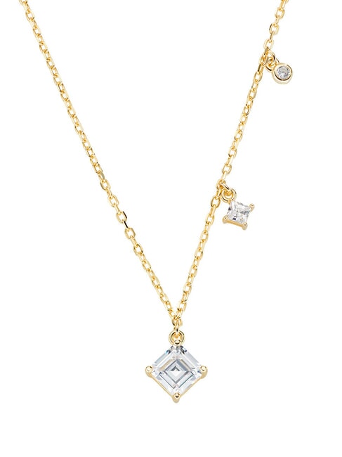 AMEN DIAMONDS Collier en argent avec zircone or - Colliers
