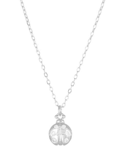 AMEN COCCOLE LUXURY Collier papillon et zircone rhodium - Colliers