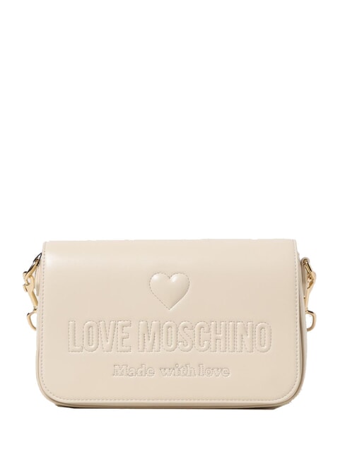 LOVE MOSCHINO MADE WITH LOVE Sac à bandoulière Ivoire - Sacs pour Femme