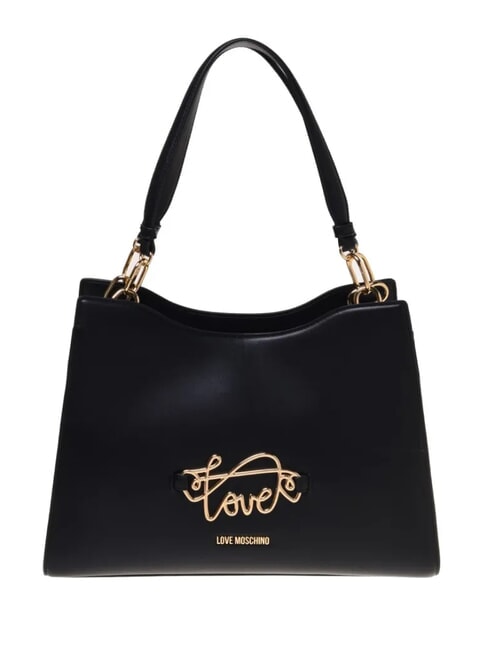 LOVE MOSCHINO CURSIVE L Sac à bandoulière Noir - Sacs pour Femme