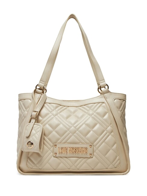 LOVE MOSCHINO QUILTED  Sac à provisions Ivoire - Sacs pour Femme
