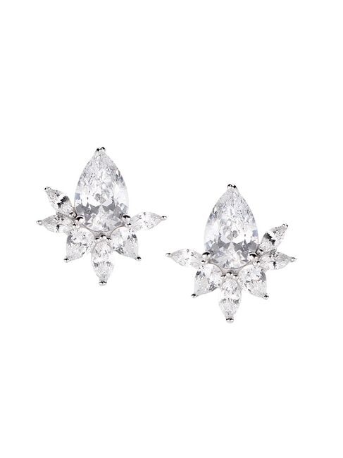 AMEN STARDUST Boucles d'oreilles avec zircone rhodium - Boucles d'oreilles
