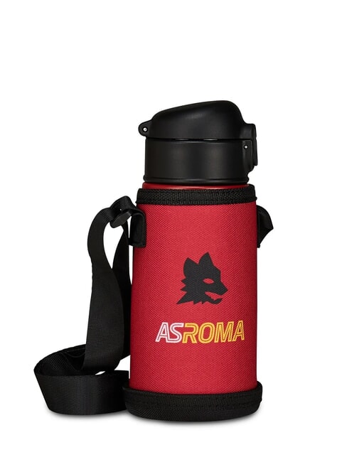 ROMA AS ROMA Bouteille d'eau thermale 460 ml avec porte-bouteille Noir - Bouteilles thermiques