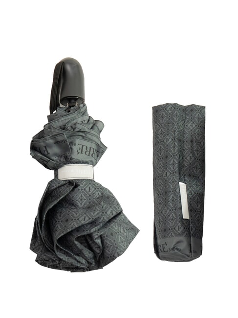 FERRÈ MINI Parapluie pliant coupe-vent cravate grise 01 - Parapluies