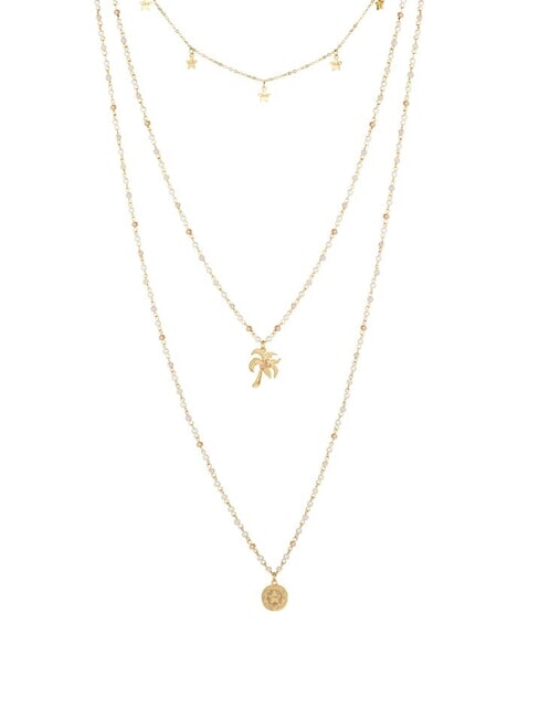 LIUJO TRIPLE CHARM Collier or - Colliers