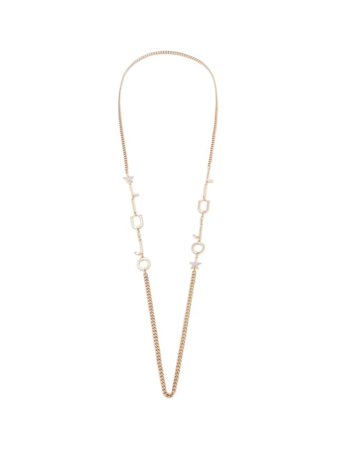LIUJO LETTERS Collier rose d'or - Colliers
