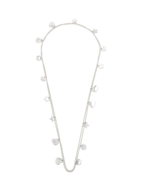 LIUJO MULTI CHARM Collier argent - Colliers