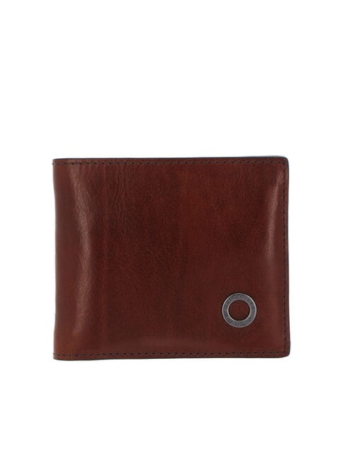 THE BRIDGE BIAGIO Porte-cartes en cuir brun 14/ruthénium palladium - Portefeuilles Homme