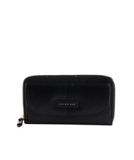 THE BRIDGE ELISABETTA Grand portefeuille en cuir avec poche black Gold - Portefeuilles Femme - 1