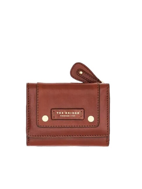 THE BRIDGE CECILIA  Petit portefeuille en cuir MARRON - Portefeuilles Femme