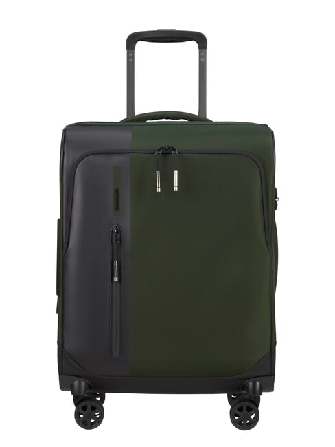 SAMSONITE BIZ2GO TRVL Valise à roulettes avec poche pour ordinateur portable 15,6" vert terre - Valises cabine