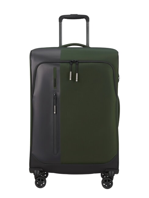 SAMSONITE BIZ2GO TRVL Chariot extensible moyen vert terre - Valises Semi-rigides