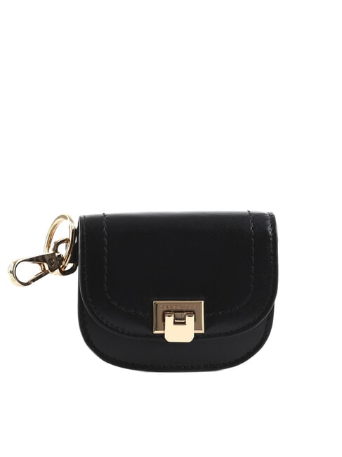 THE BRIDGE FEDERICA Porte-monnaie en cuir avec porte-clés black Gold - Portefeuilles Femme