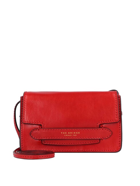 THE BRIDGE LUCREZIA  Mini sac bandoulière, en cuir flamenco abb. or - Sacs pour Femme