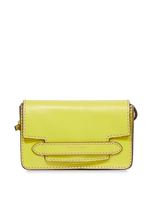 THE BRIDGE LUCREZIA  Mini sac bandoulière, en cuir citron vert avec de l'or - Sacs pour Femme