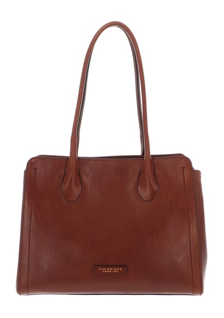 THE BRIDGE FIONA Sac shopping en cuir MARRON - Sacs pour Femme