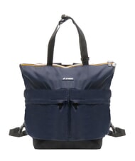 KWAY NOAM Sac &agrave; dos / sac de courses en nylon profondeur bleue - Sacs pour Femme - 1