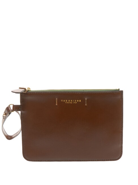 THE BRIDGE CHIARA Pochette en cuir MARRON - Sacs pour Femme