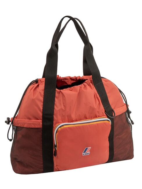 KWAY LE VRAI 3.0 MARCEL Sac fourre-tout pliable en nylon jaspe rouge - Sacs pour Femme