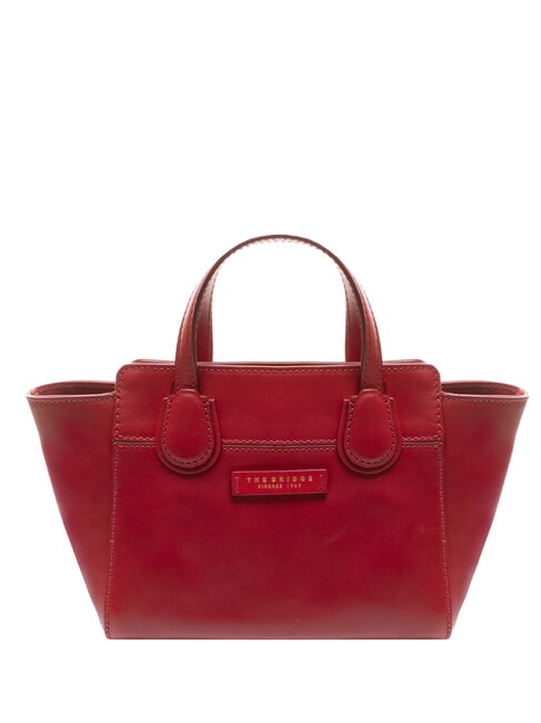 THE BRIDGE ELETTRA Sac à main en cuir avec bandoulière baie ab. or - Sacs pour Femme