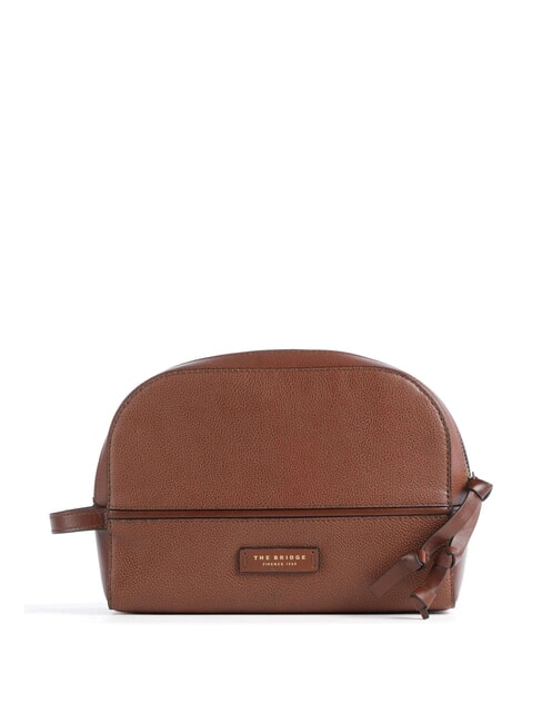THE BRIDGE DOMITILLA Trousse de beauté en cuir MARRON - Trousses