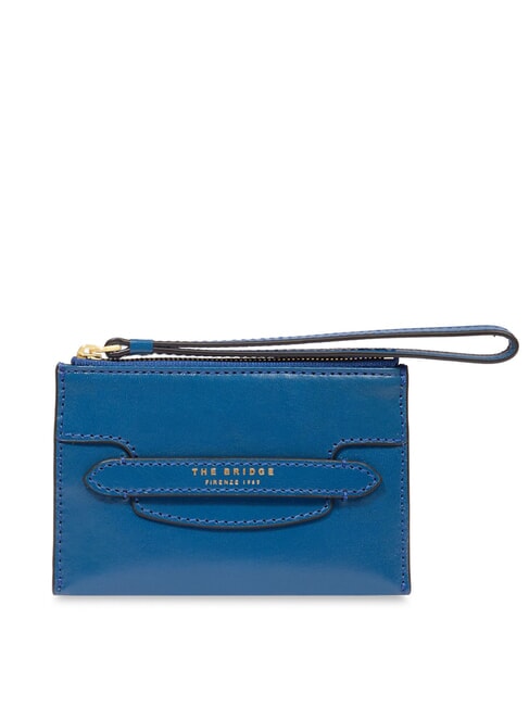 THE BRIDGE LUCREZIA  Poche en cuir jean court or - Sacs pour Femme