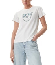 PINKO QUENTIN T-shirt avec application de bijoux - T-shirt