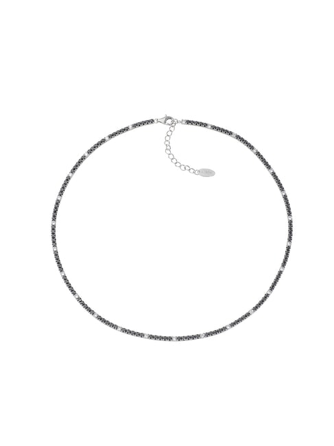 AMEN TENNIS MANIA Collier ras du cou avec zircone rhodium - Colliers