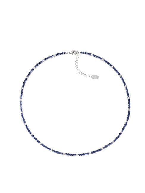 AMEN TENNIS MANIA Collier ras du cou avec zircone rhodium - Colliers
