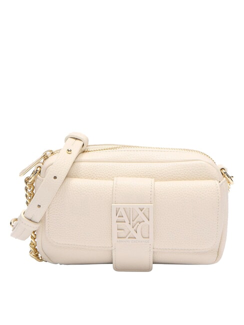 ARMANI EXCHANGE SUSIE SOFT Mini sac à bandoulière blanc cassé - Sacs pour Femme