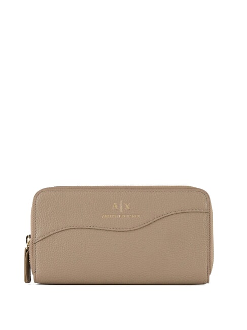 ARMANI EXCHANGE A|X Grand portefeuille zippé whisky - Portefeuilles Femme