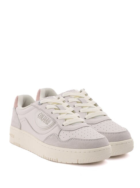 COLMAR AUSTIN LOOK Baskets blanc/rose blush - Chaussures Femme