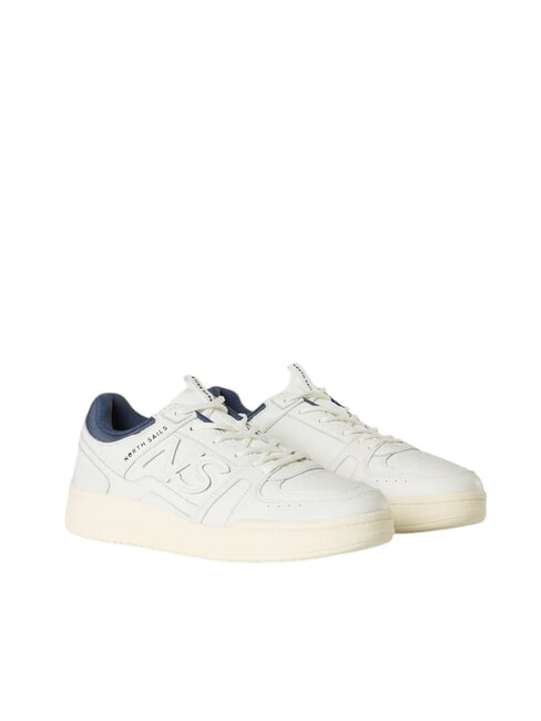 NORTH SAILS JETTY PRO DIVE Baskets en cuir denim blanc/foncé - Chaussures Homme