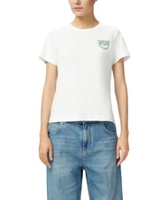 PINKO NAMBRONE  T-shirt en coton blanc-blanc comme neige - T-shirt - 1