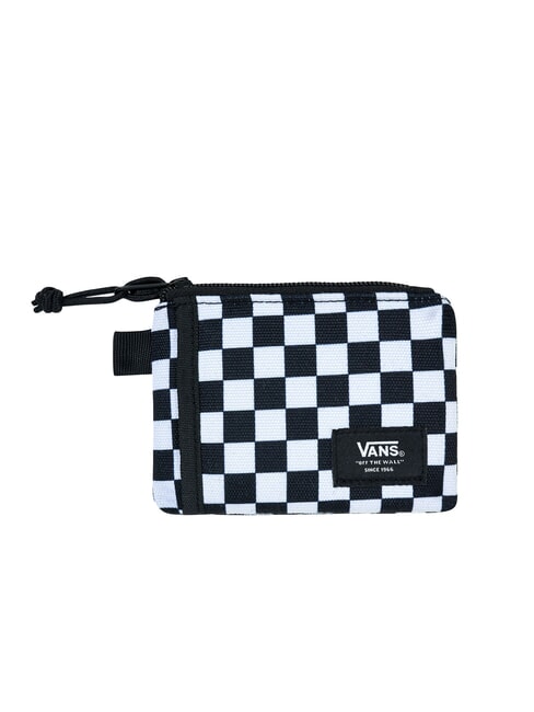 VANS CHECKED Porte-monnaie avec fermeture éclair noir/blanc qui - Portefeuilles Homme