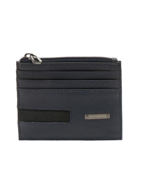 SAMSONITE RELYON SLG Porte-cartes plat avec zip bleu - Portefeuilles Homme