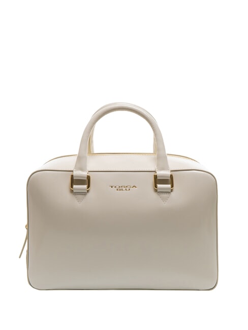 TOSCA BLU KORA Sac cartable en cuir avec bandoulière blanc ivoire - Sacs pour Femme