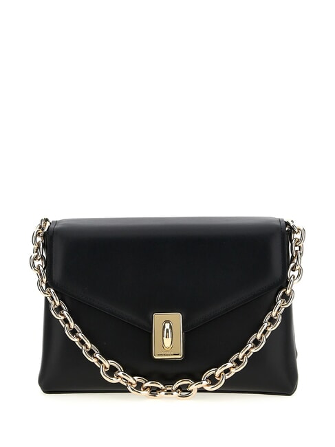 FURLA MERIDIANA  Sac en cuir avec bandoulière Noir - Sacs pour Femme