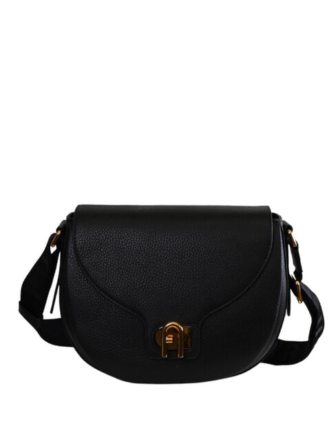 FURLA LOTUS  Sac à bandoulière noir + tons noirs - Sacs pour Femme