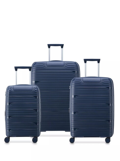DELSEY SECURITECH DUNE Ensemble de 3 chariots : cabine, moyen, grand, exp bleu - Ensemble Valises